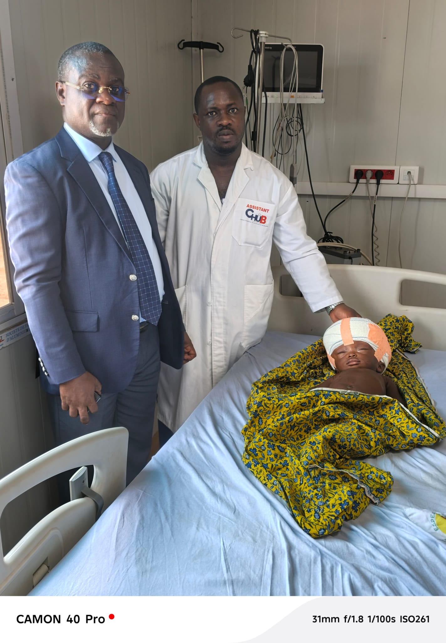 2ème Campagne gratuite de Chirurgie d'Hydrocéphalie et Spina Bifida : L'association KIM ONLUS Côte d'Ivoire